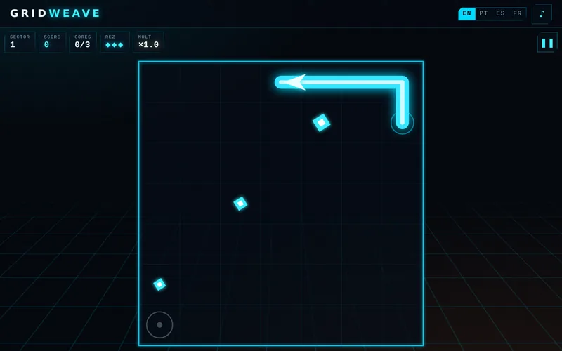 Gridweave — Every crash becomes a wall