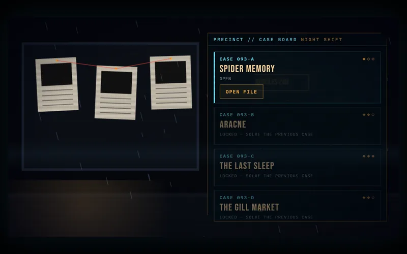 NEON RAIN — Eleven rain-soaked cases and one question you never ask