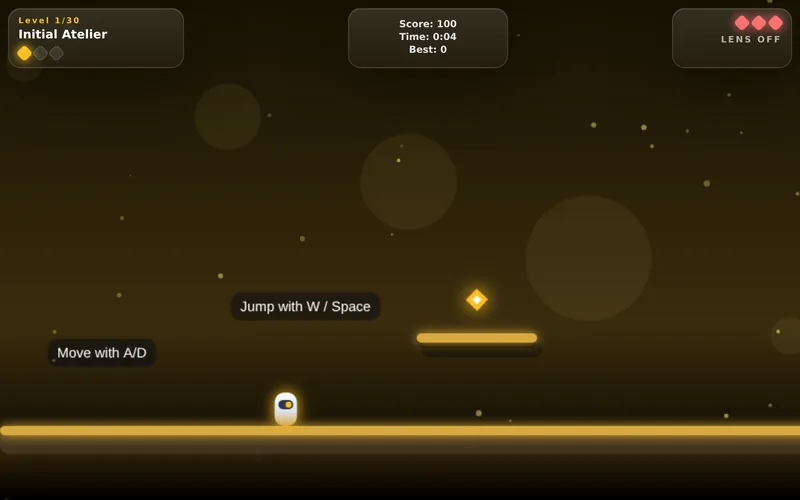 PARALLAX — Thirty levels of jumping and hidden ledges