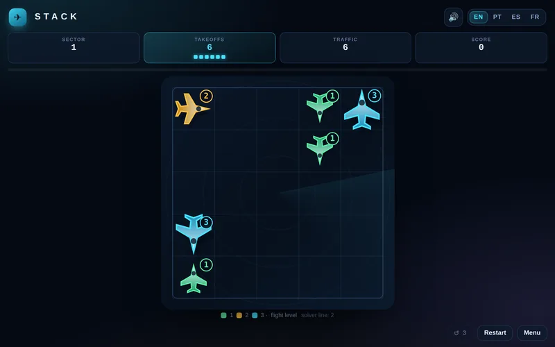 STACK — Air Traffic Puzzle